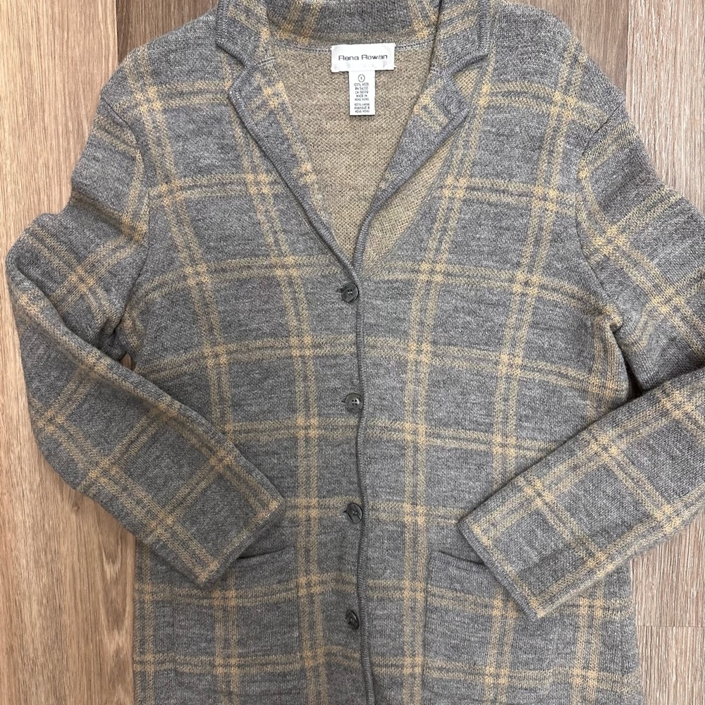 Rena Rowan, small 100% wool blazer/jacket